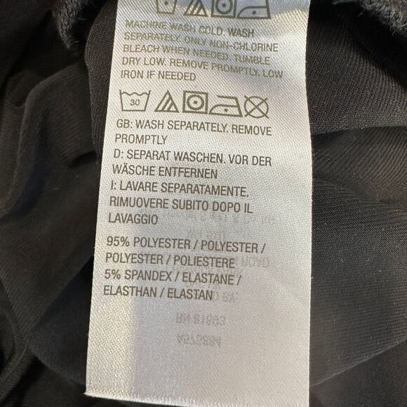 Susan Graver Scoop Neck Relaxed Top Women's XL Black Short Sleeve A575884 Blouse - Picture 6 of 7